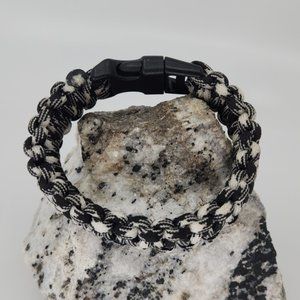 Black and White Knotted Bracelet